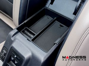 Ford Bronco Center Console Armrest Storage Box - Upper Tray w/ ABS Silica Pad